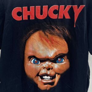 Chucky New with tags Fashion T Shirt Mens Medium Black Large Front Graphic
